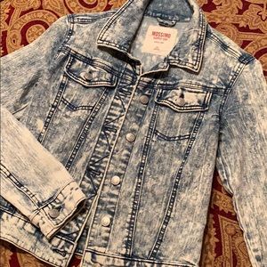 White washed jean jacket